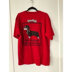 Senor Frog Red T-Shirt Nassau Bahamas 'My Weiner does Tricks' Size XL Top Funny